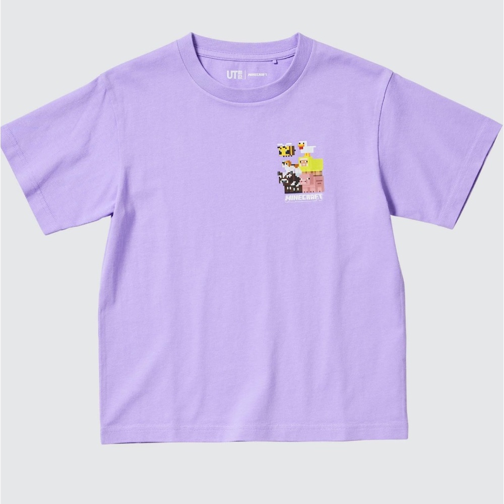 Uniqlo | KIDS Minecraft UT (Short Sleeve Graphic T-Shirt)